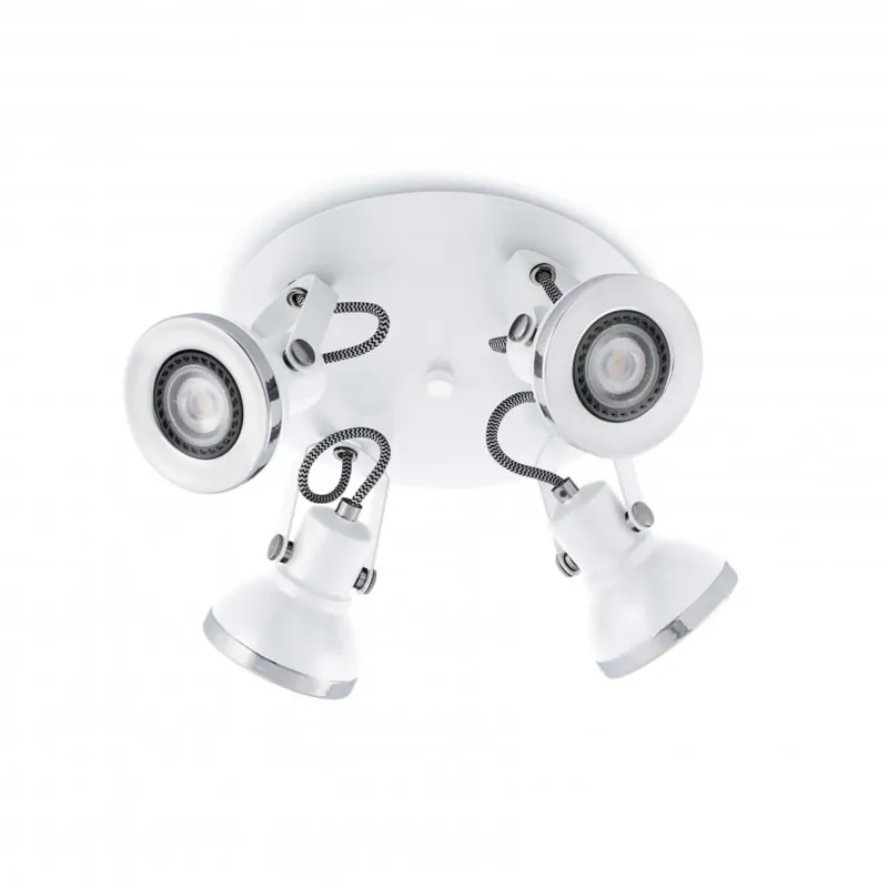 A Buen Precio FARO RING LED Lámpara plafón blanco 4L