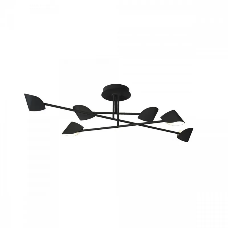 A Buen Precio MANTRA CAPUCCINA LED Lámpara plafón negro 44,5W