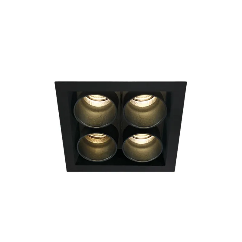 Solo Hoy ONE LIGHT Empotrable 4L LED Negro-Negro