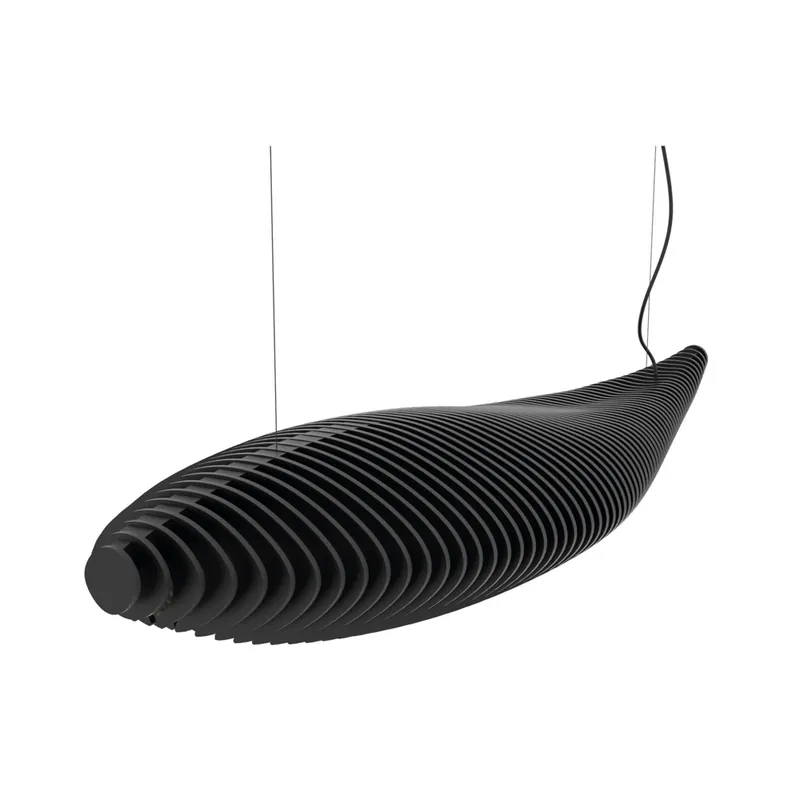 A Buen Precio EXO LIGHTING FISH 3D 1427 Colgante Negro 4000K