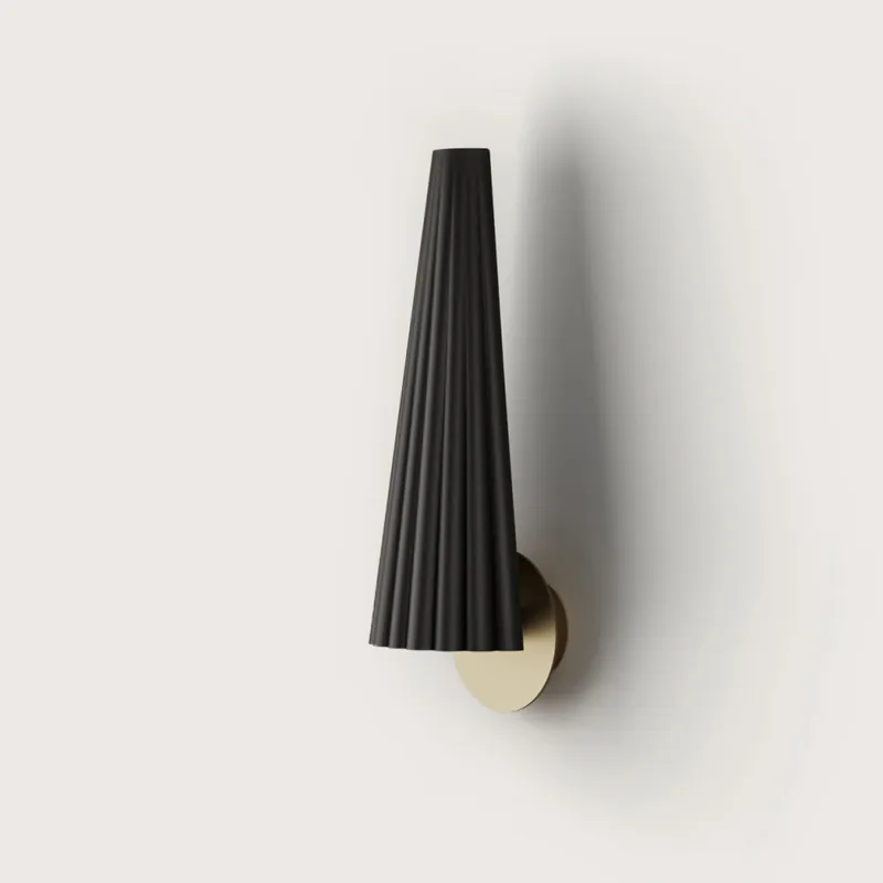 AROMAS BION Aplique Negro-Oro Hecho A Mano