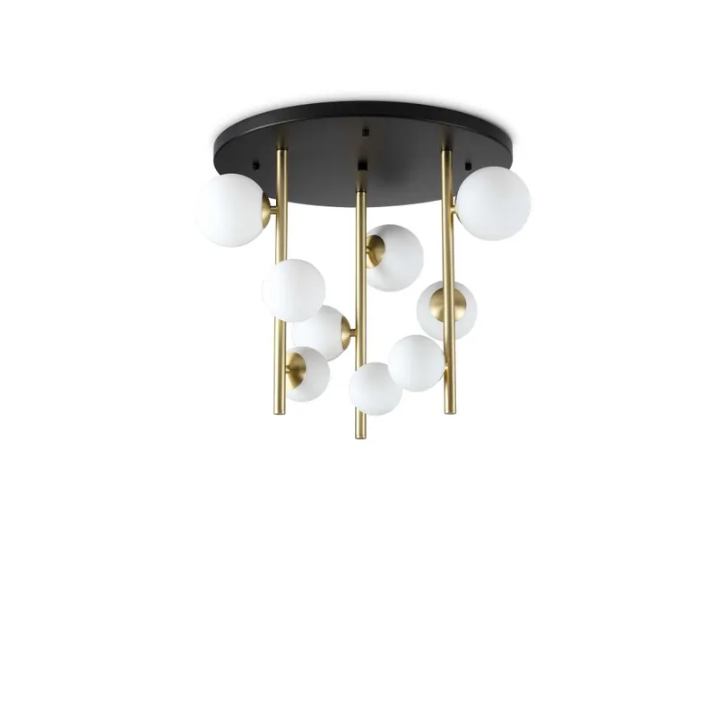 A Buen Precio IDEAL LUX PERLAGE PL9 Plafón Blanco