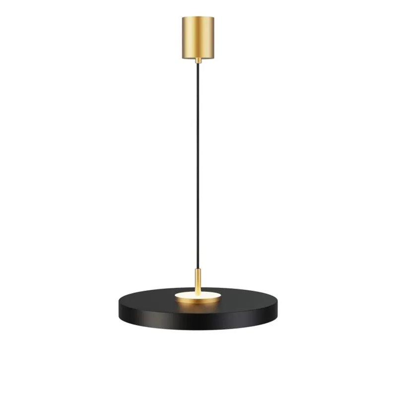 SULION VALENTINA 400 Colgante Negro-Latón Moderno