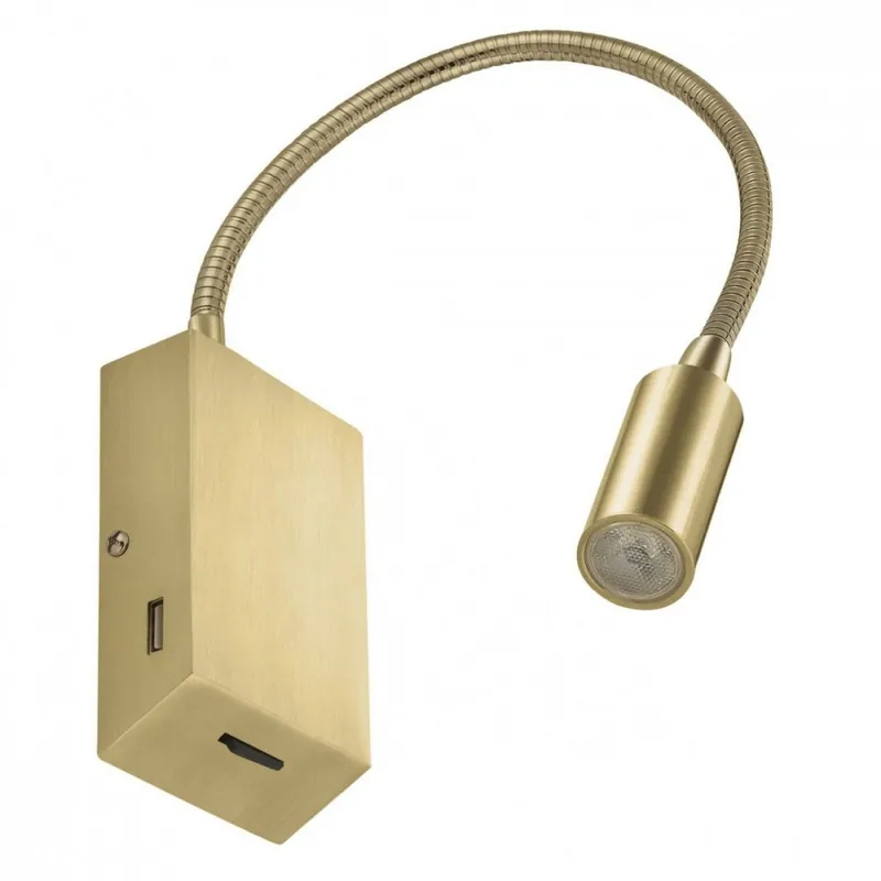 A Buen Precio EXO LIGHTING LEIDEN USB Aplique Lector Oro