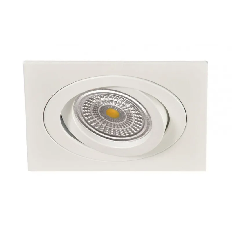 Tendencia INCOLAMP 7023-1-RTB EMPOTRABLE DE TECHO CUADRADO BLANCO