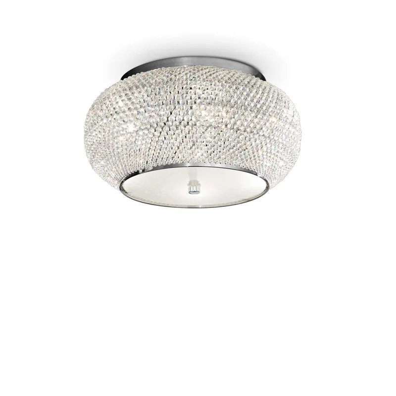 Artesanal IDEAL LUX PASHÀ PL6 PLAFÓN CROMO