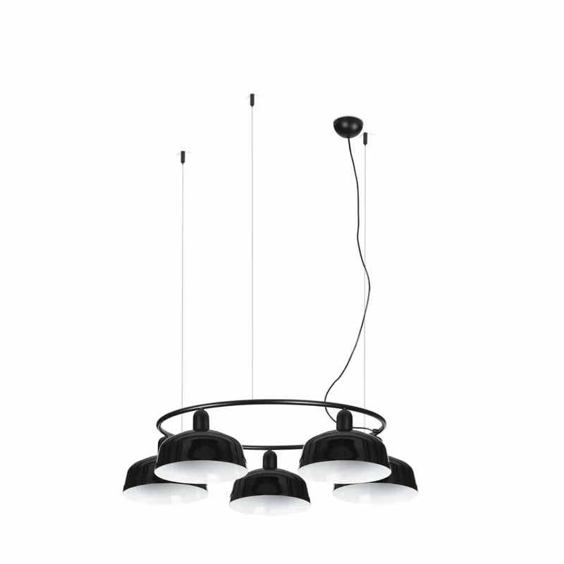 Súper Precio FARO TATAWIN M Metal Colgante Circular Negro