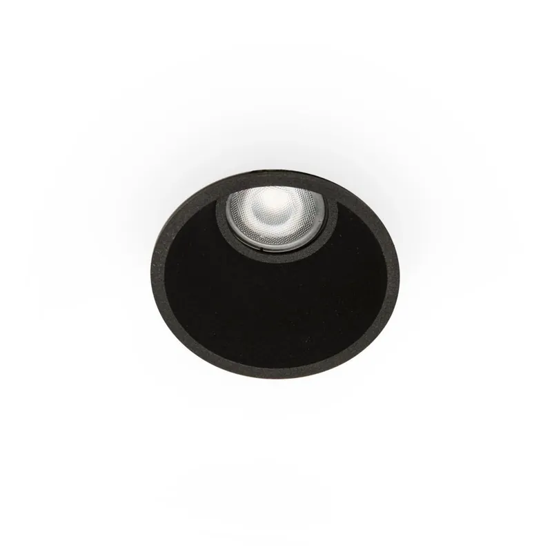 Artesanal FARO FRESH IP44 Empotrable Negro GU10