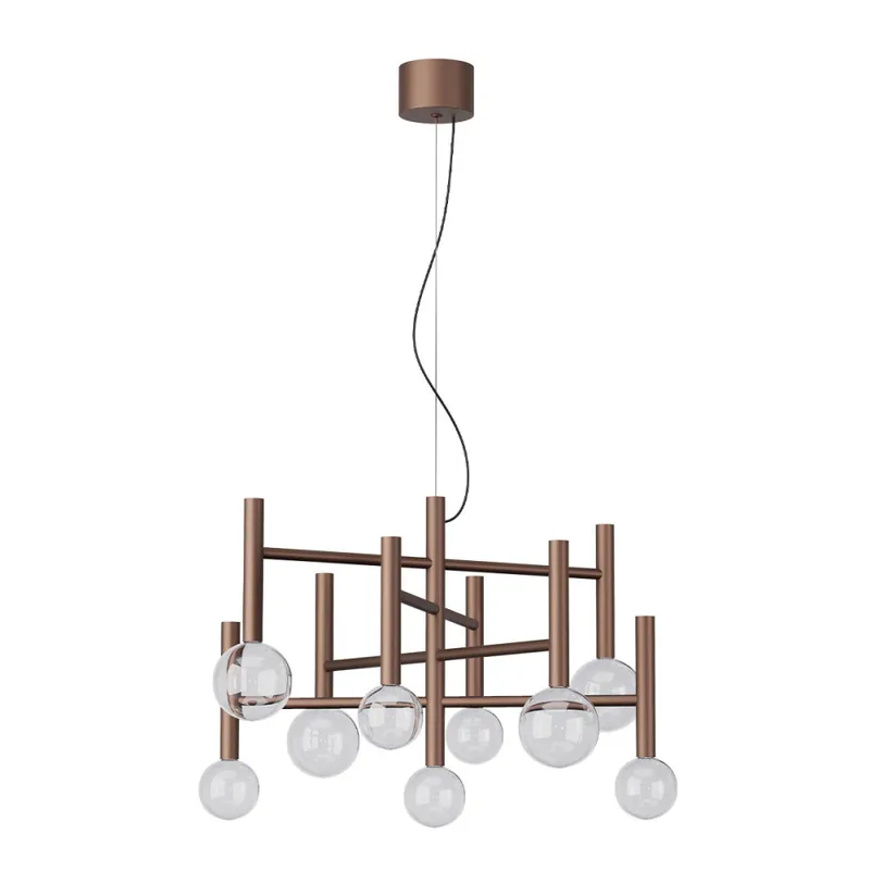 Última Versión REDO BOLLA LED 650 Colgante Café CCT