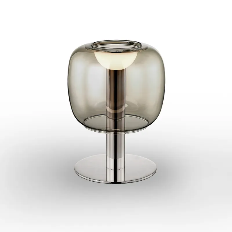 SCHULLER ICON Lámpara Sobremesa Cromo-Smoke Precio Reducido