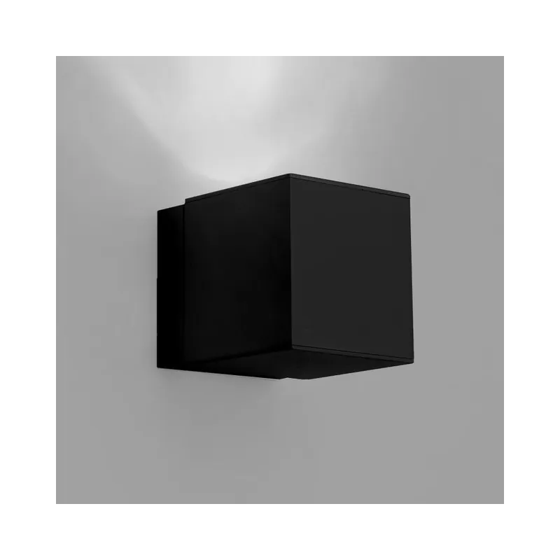 Premium MILAN DAU 80 Aplique negro satinado GU10