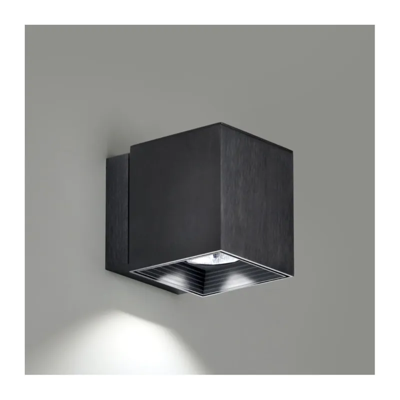 Tendencia MILAN DAU 80 Aplique negro satinado LED 9,3W