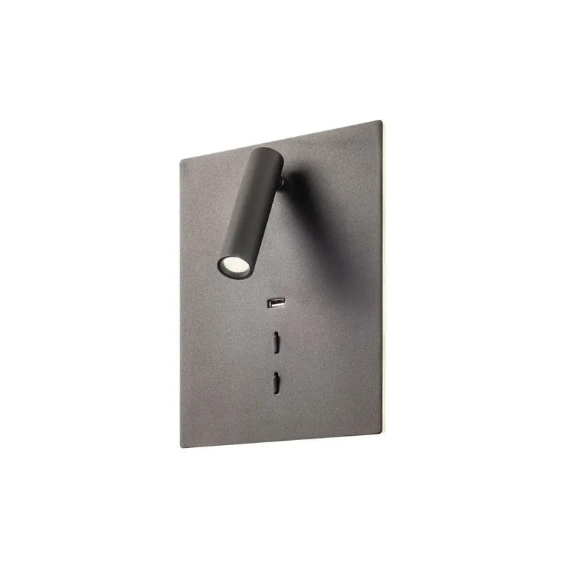 REDO ZEN Aplique Lector Negro con USB Oferta Especial