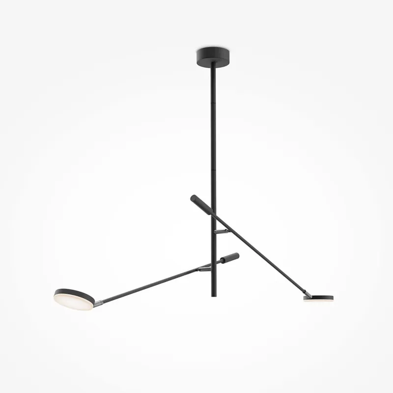 A Buen Precio MAYTONI FAD Colgante Articulado Doble Negro