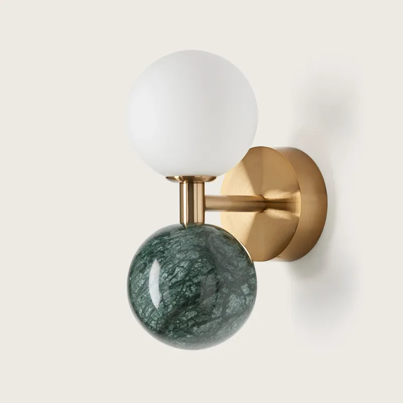 AROMAS DALT Aplique mármol oro/verde Última Oportunidad