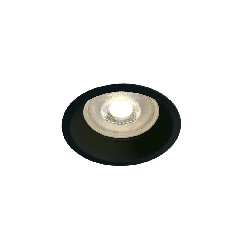 Auténtico ONE LIGHT Empotrable GU10 Ø69 Negro