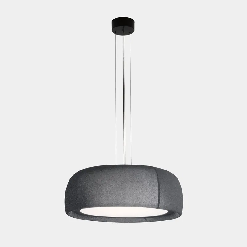 Venta Final LEDSC4 Gong Pendant Gris 3000K