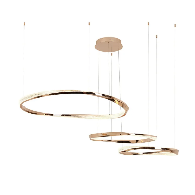 SCHULLER ORBITAS Colgante de 3 Aros Oro Rosa Oferta Flash