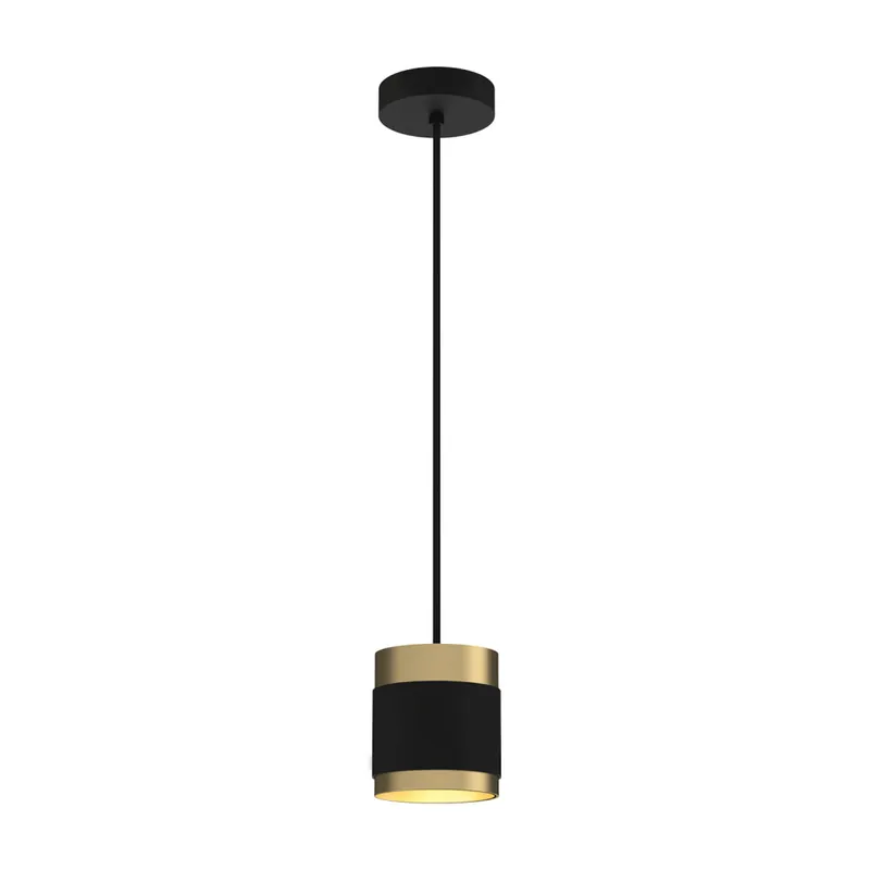 ACB LUX 115 Colgante Negro-Oro 18W 3000K Súper Precio
