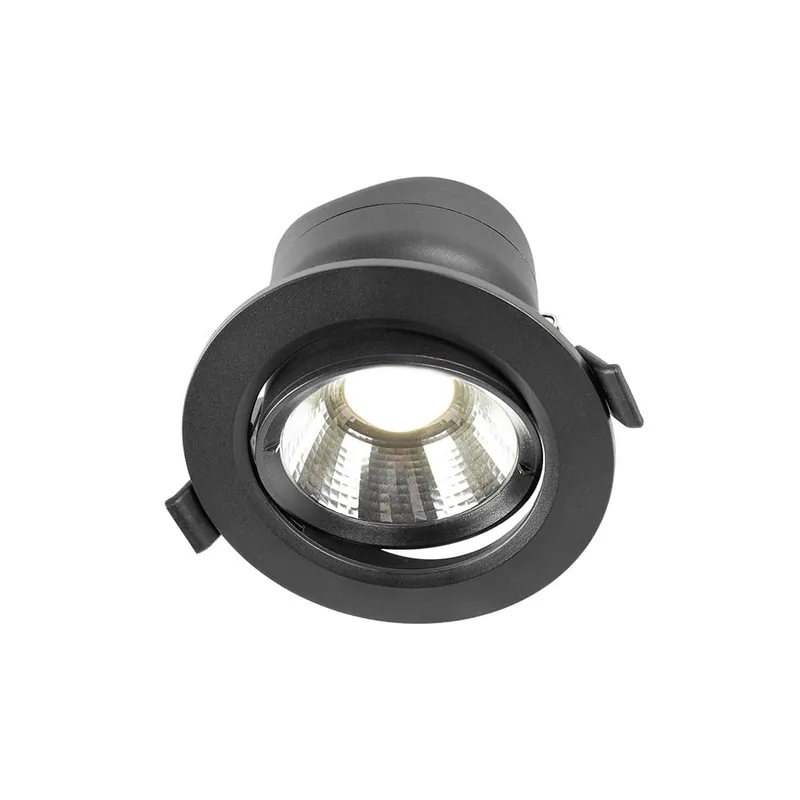 Profesional HOFF LIGHT LIBERTAD 9 Empotrable Basculante Negro CCT