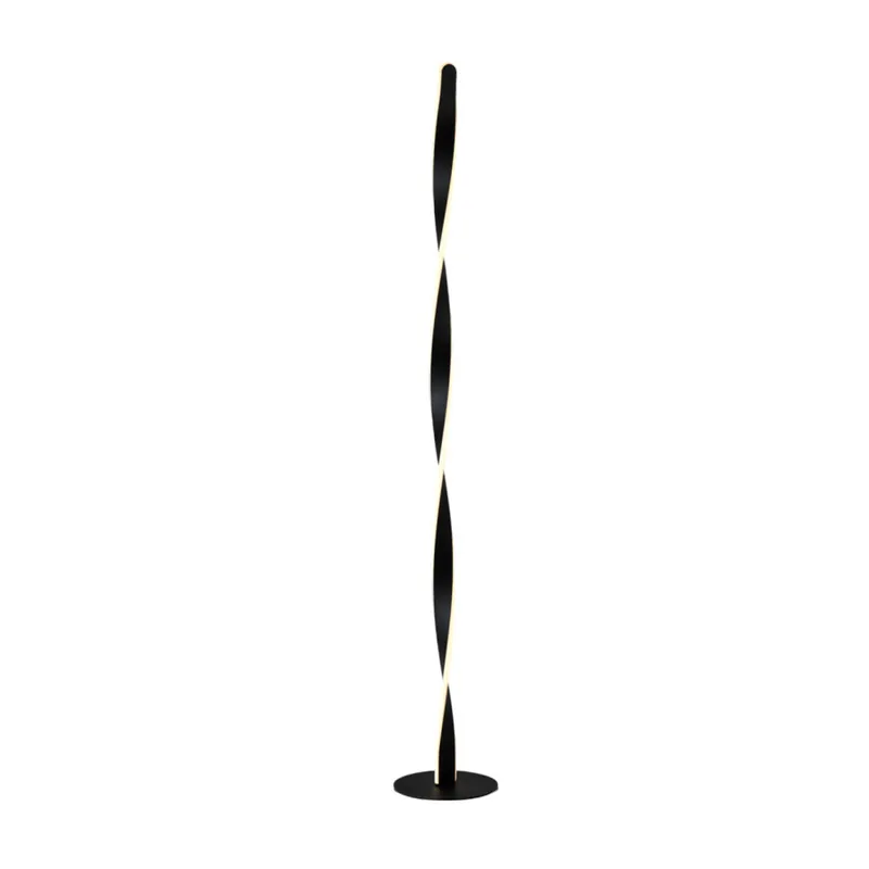 Súper Precio SCHULLER TWIST Lámpara de Pie Negro Mate