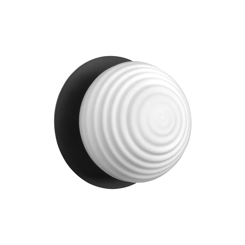 Rebajas MDC CIAO Aplique de Pared Negro Mate