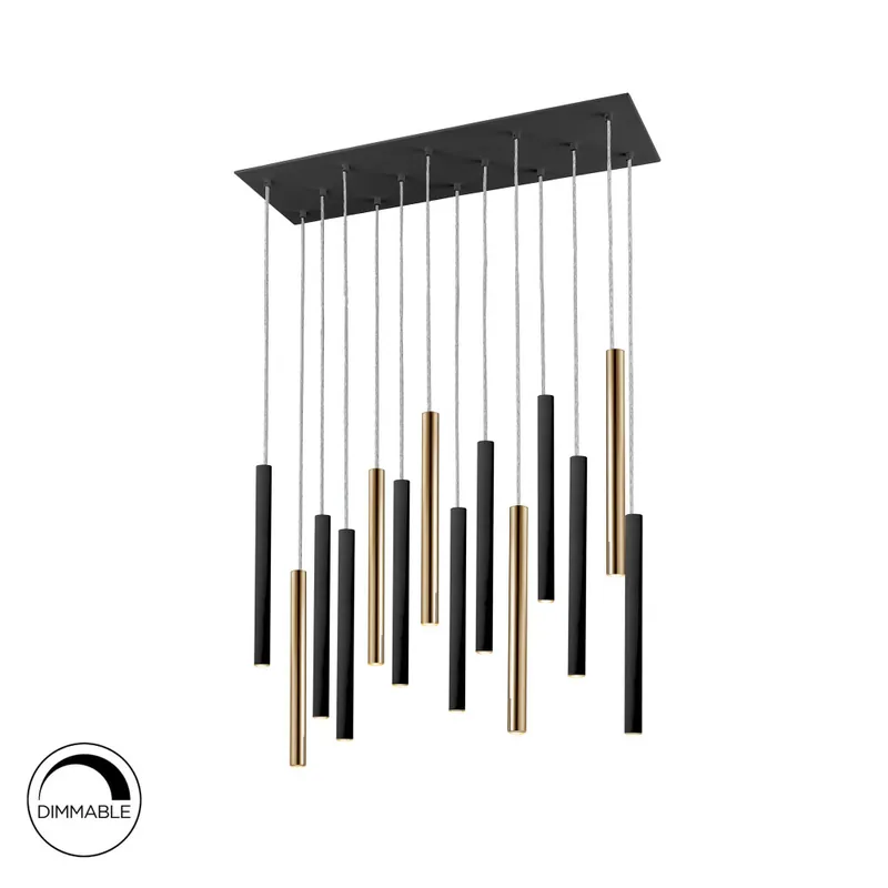 Súper Precio SCHULLER VARAS Colgante oro-negro 14L dimable
