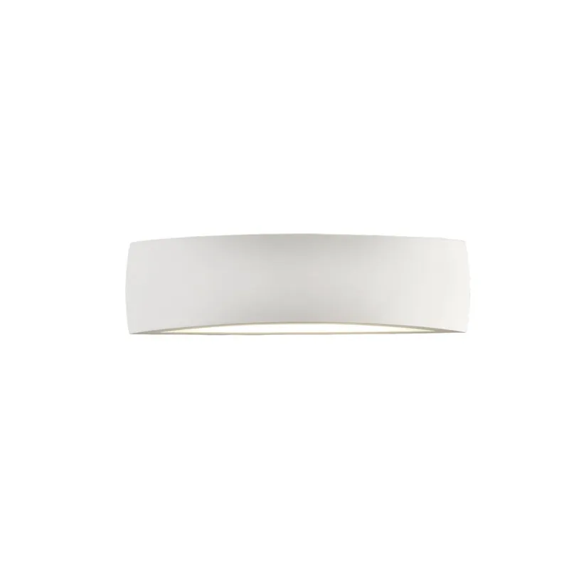 ACB ALBA 300 Aplique de Yeso Blanco Artesanal