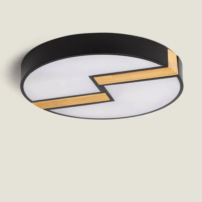 Alta Calidad Plafón LED 27W Circular de Metal Ø500 mm CCT Seleccionable Brusk