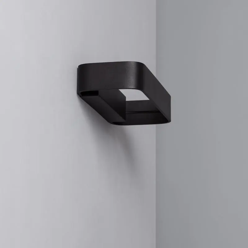 Aplique de Pared LED 9W de Aluminio Deves Negro Venta Final