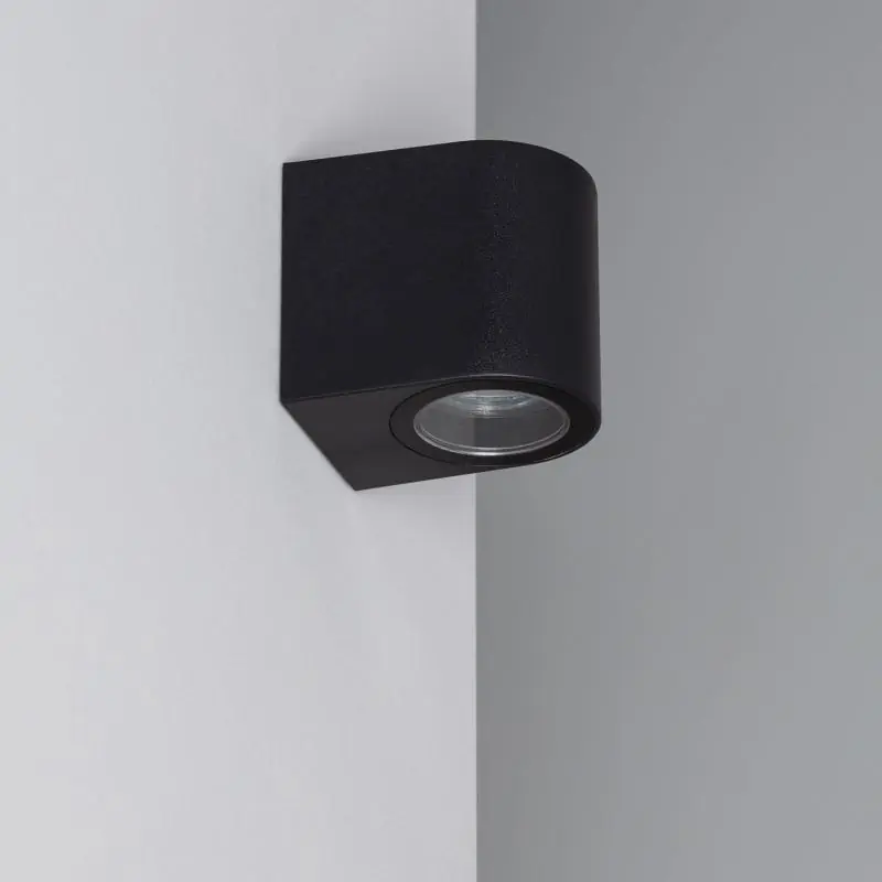 Aplique Exterior de Pared Gala Negro Stock Limitado