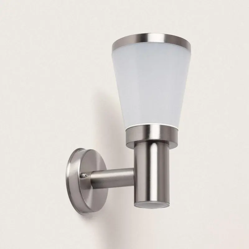 Aplique de Pared Exterior Acero Inoxidable Idun Garantía Incluida