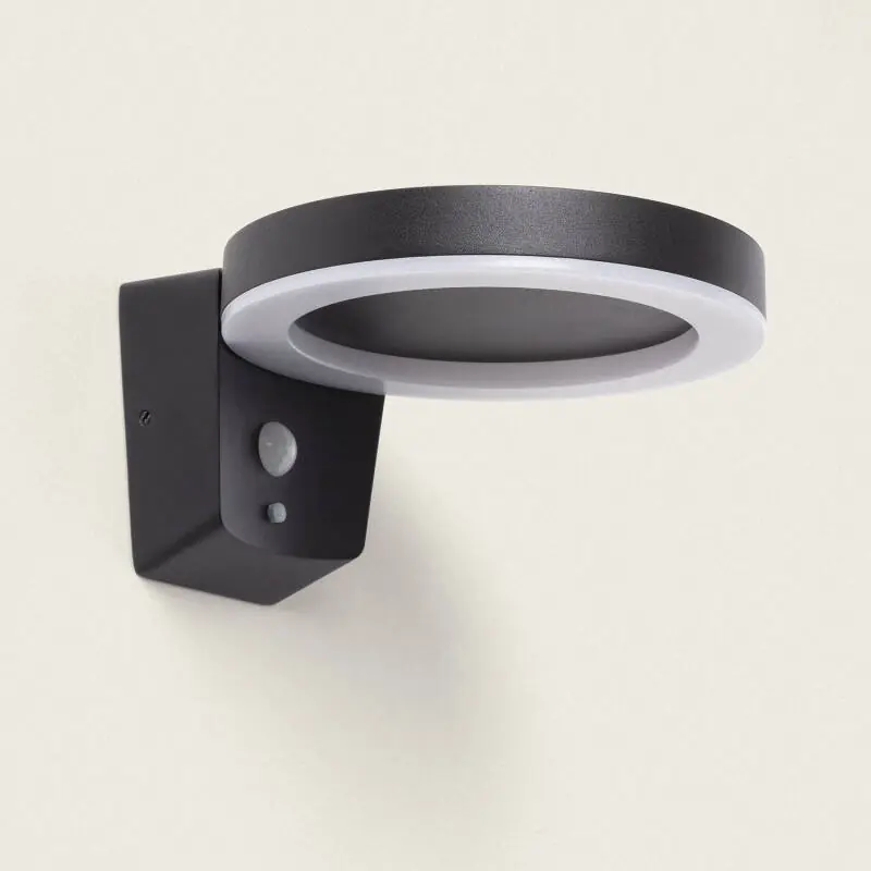 Aplique de Pared Exterior Solar LED 5W Aluminio con Sensor de Movimiento Aris Envío Gratis