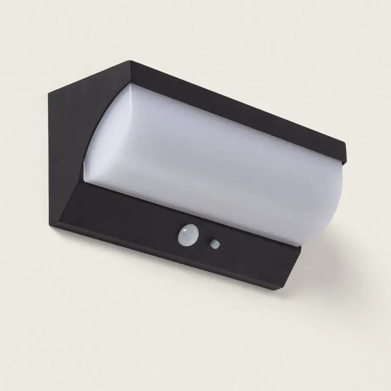A Buen Precio Aplique de Pared Exterior Solar LED 5W Aluminio con Sensor de Movimiento Goran