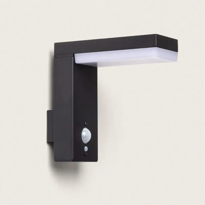 Aplique de Pared Exterior Solar LED 2W Aluminio con Sensor de Movimiento Goran Premium