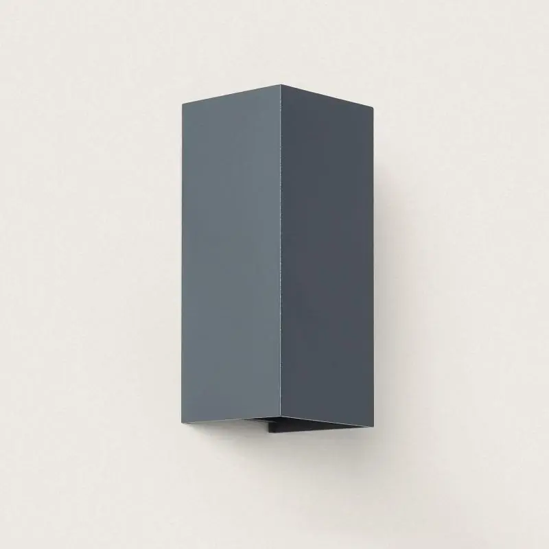 Aplique de Pared Exterior LED 10W Aluminio Iluminación Doble Cara CCT Seleccionable Denny Square Large Venta Final