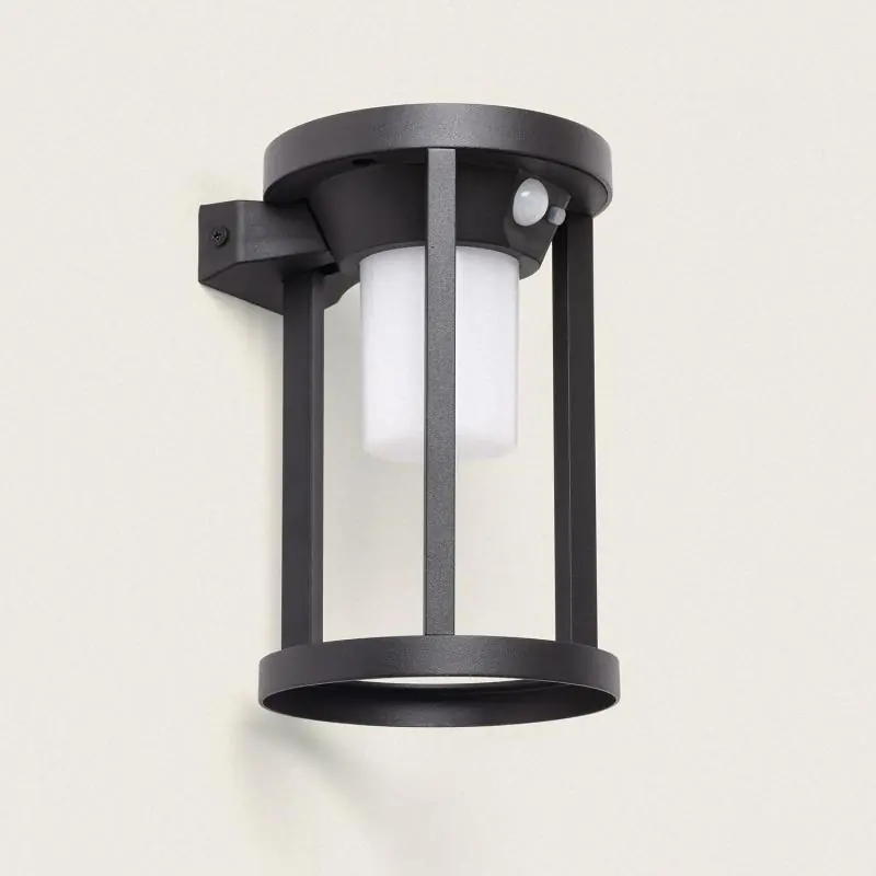 Aplique de Pared Exterior Solar LED 2W Aluminio con Sensor de Movimiento Eneko Últimas Unidades