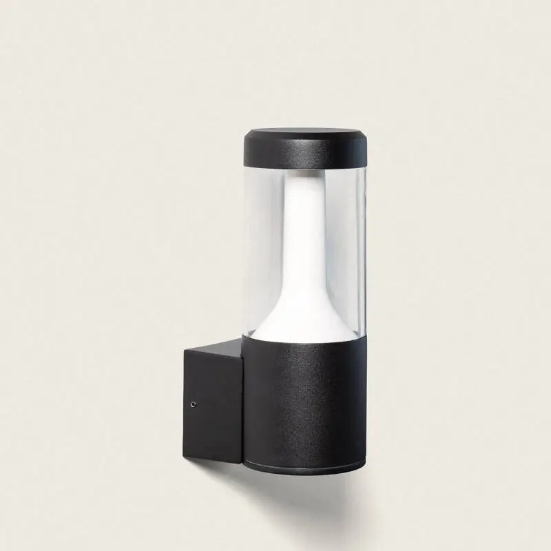 Auténtico Aplique de Pared Exterior LED 10W Iluminación Mikaro Negro