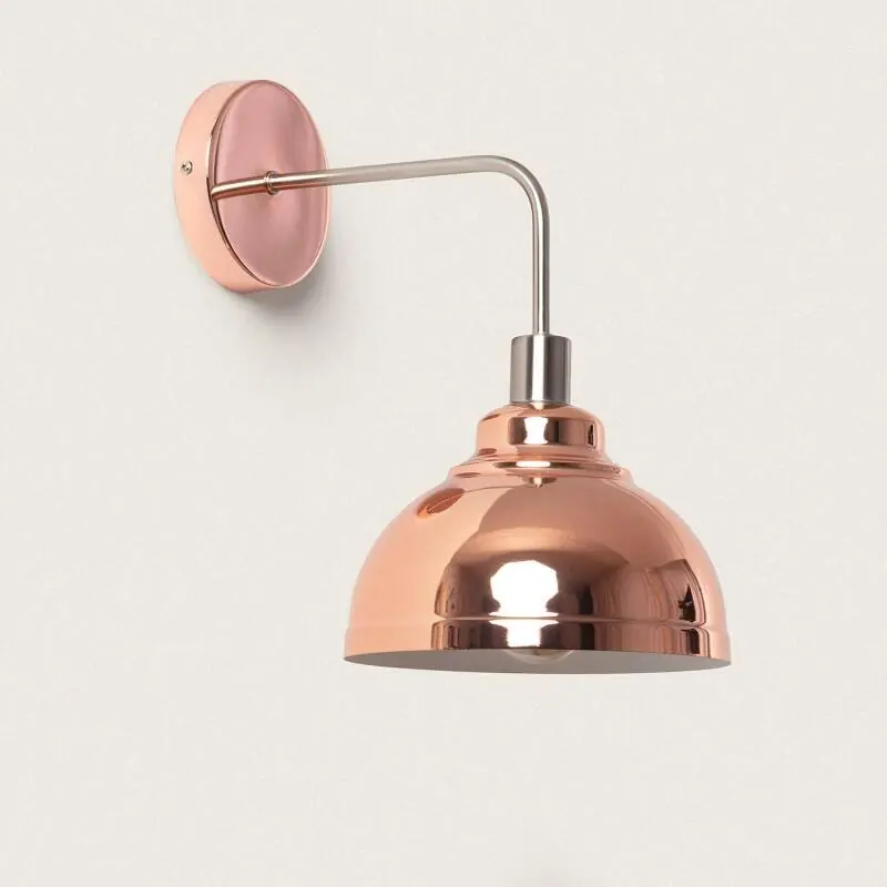 Aplique de Pared Metal 1 Foco Saloon para bombilla E14 Rebajas