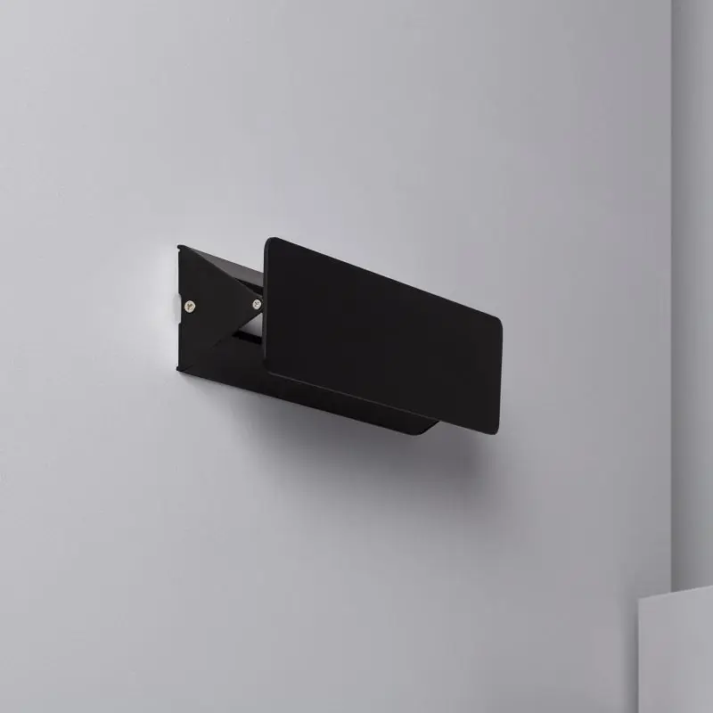 Aplique de Pared LED 10W de Aluminio Temis Negro Ordenar Ahora Mismo