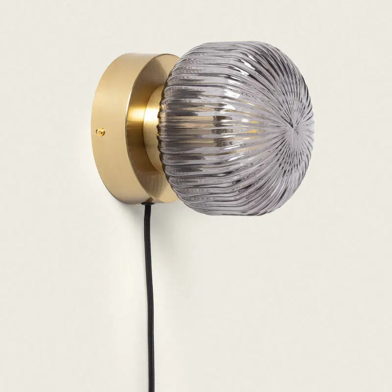 Venta Final Aplique de Pared Metal y Cristal Windsor