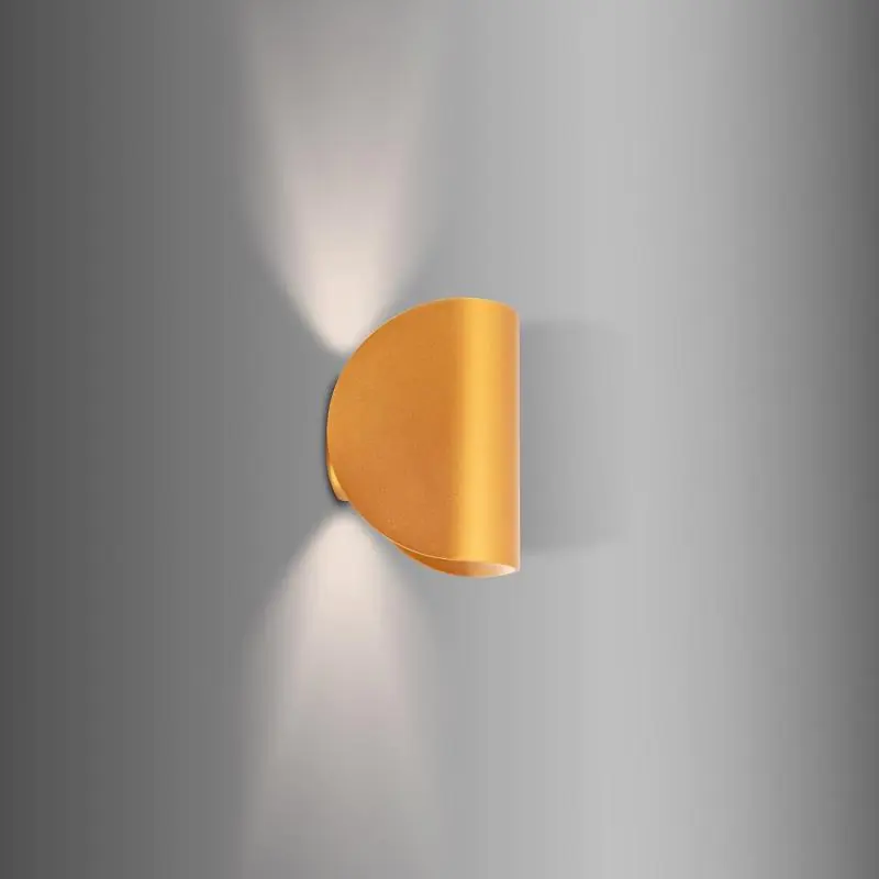 Aplique de Pared LED 6W de Aluminio Iluminación Doble Cara Gaia Dorado Ocasión Especial