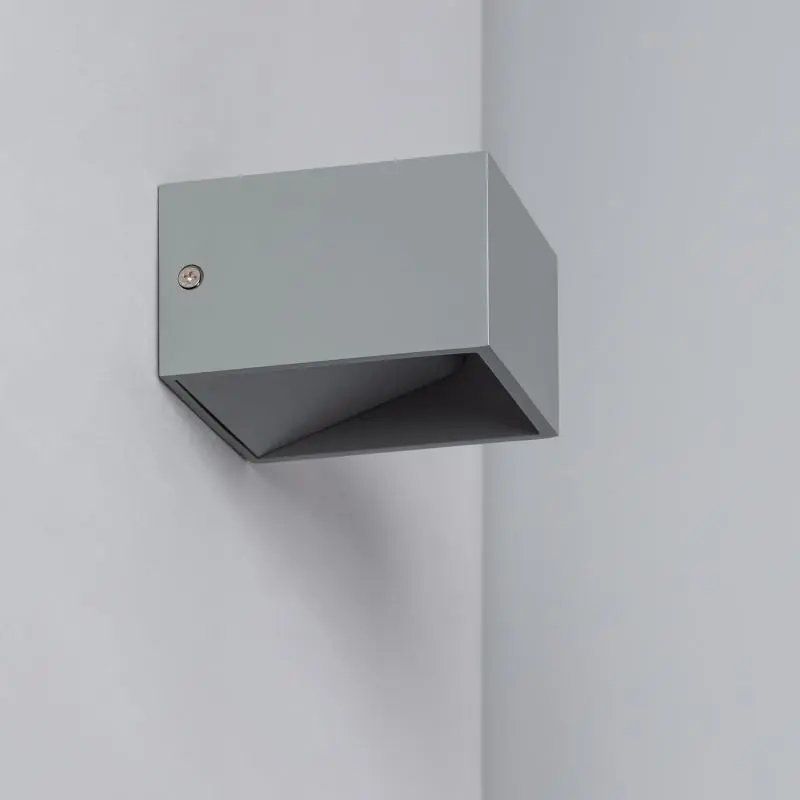 Aplique de Pared LED 6W de Aluminio Iluminación Doble Cara Lico Gris Nueva Colección