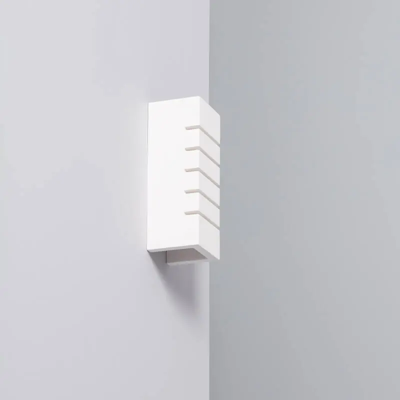 Aplique de Pared Yeso Iluminación Doble Cara Rubí Liquidación