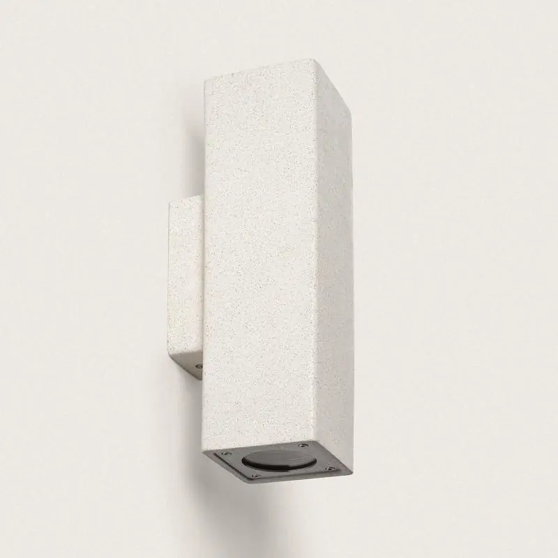 Aplique de Pared Exterior Cemento Iluminación Doble Cara Banjar Square Nueva Colección