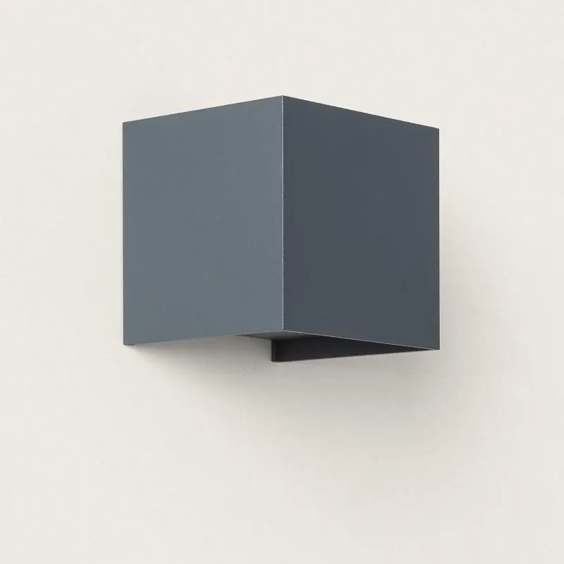 Súper Precio Aplique de Pared Exterior LED 10W Aluminio Iluminación Doble Cara CCT Seleccionable Denny Square