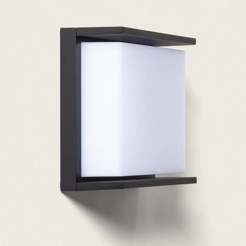 Últimas Unidades Aplique de Pared Exterior LED 18W Iluminación Cuadrado Negro Rimen IP65