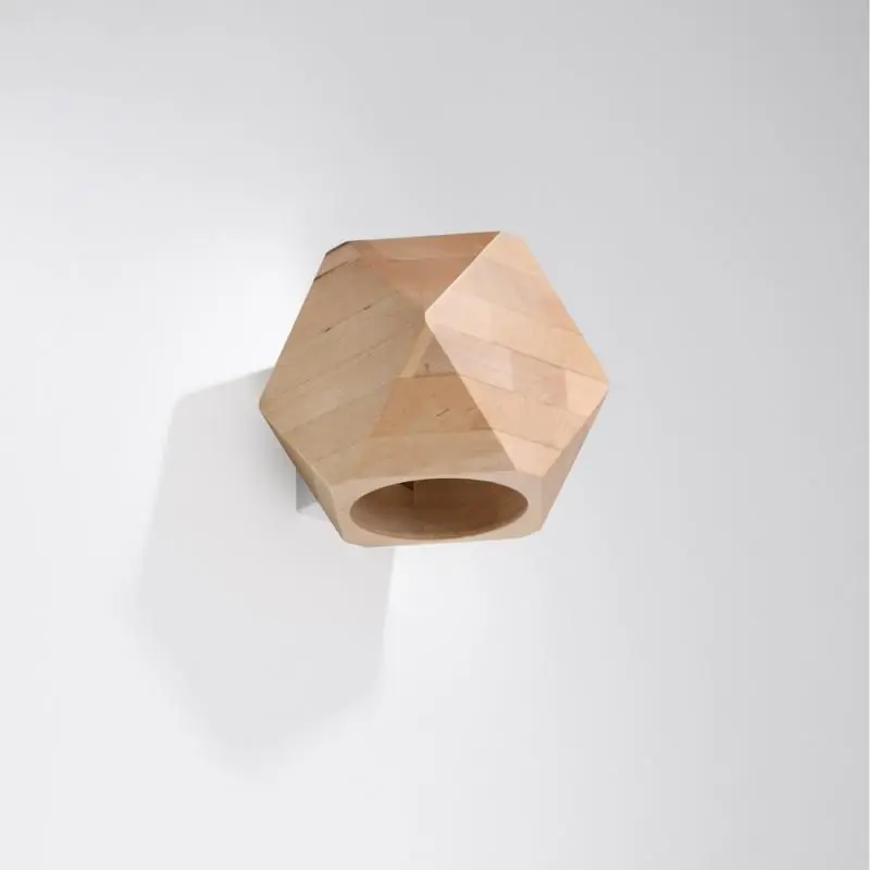 Aplique de Pared Woody Madera SOLLUX A Buen Precio