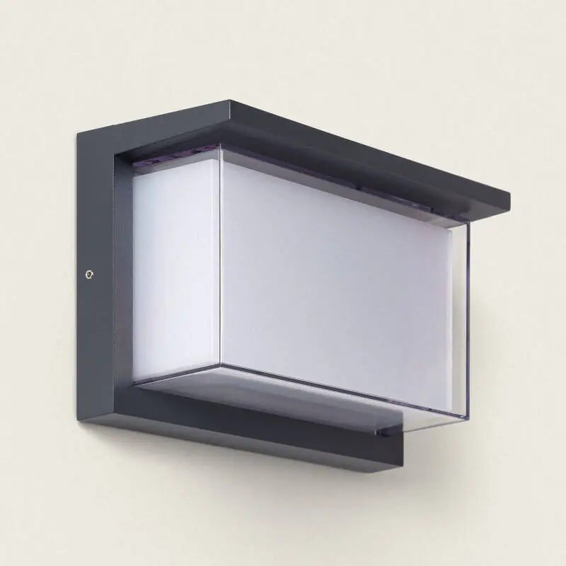 A Buen Precio Aplique de Pared Exterior LED 12W Aluminio CCT Seleccionable Doble Difusor Arelien Oscilum