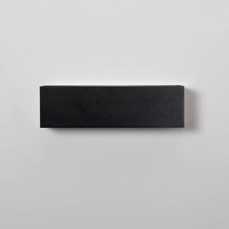 Aplique de Pared Exterior LED 10W Iluminación Doble Cara Rectangular Negro Lena Mejor Precio